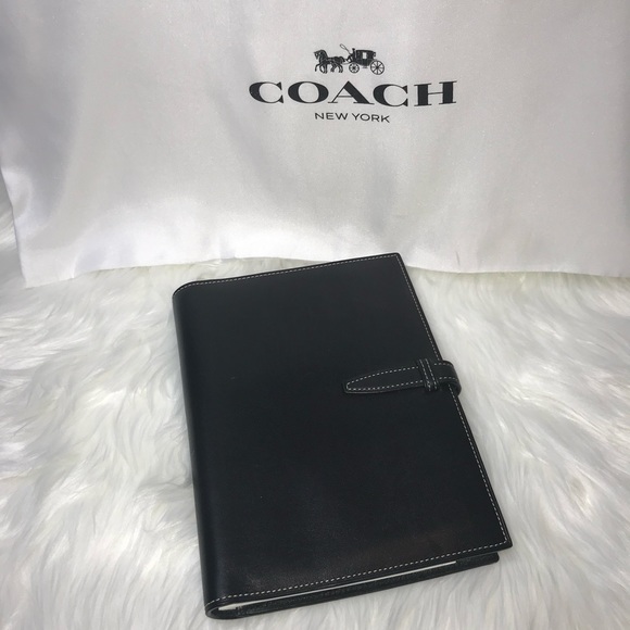 Coach Accessories - NWOT COACH LEATHER AGENDA.